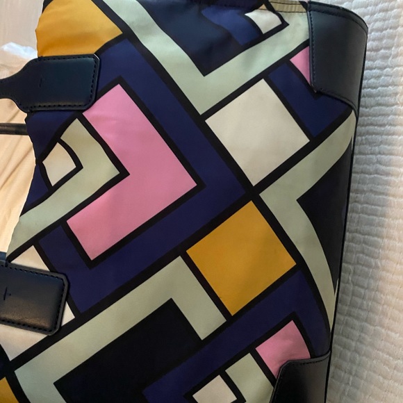 COPY - Tory Burch Ella printed tote  multicolor leather /nylon materials - Picture 13 of 16